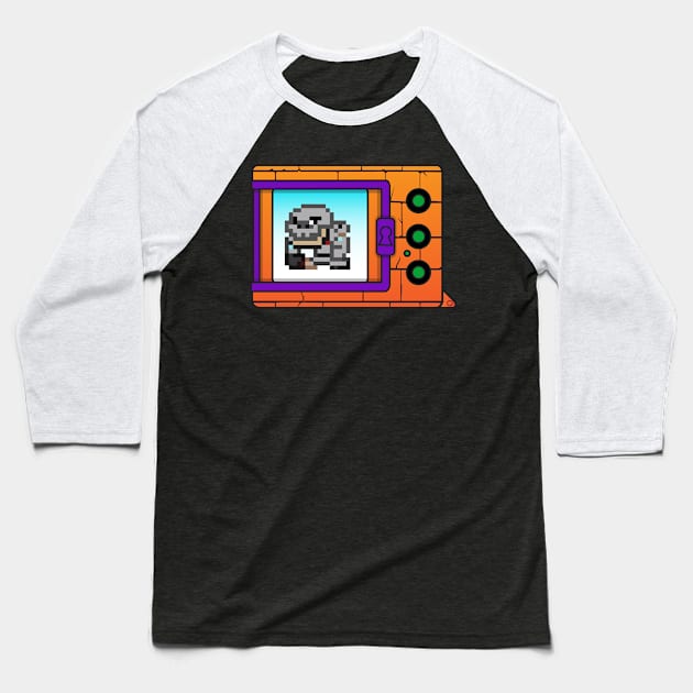 digimon vpet ver 3 andromon Baseball T-Shirt by DeeMON